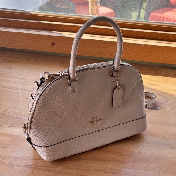 Coach Ivory Sierra Satchel Bag - Picture 3 of 7